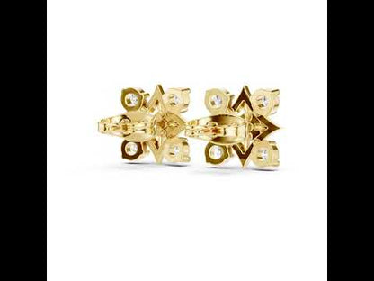 14K White Gold Round Lab-Grown Diamond Engagement Earrings for Women | Pure Carat
