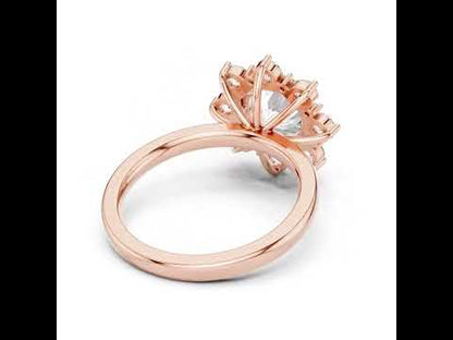 18K Yellow Gold Round Lab-Grown Diamond Wedding Ring for Women | Pure Carat