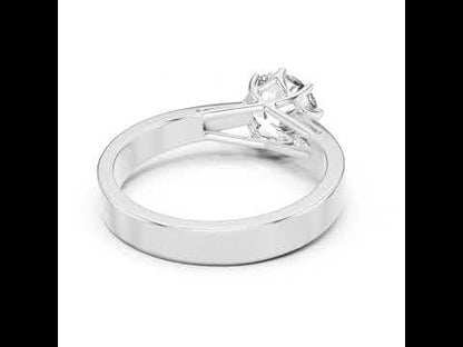14K Rose Gold Round Lab-Grown Diamond Ring for Women | PureCarat