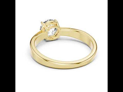 Round Lab-Grown Diamond Ring in 14K White Gold for Women | PureCarat