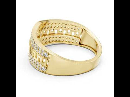 14K White Gold Round Lab-Grown Diamond Party Wear Ring for Women | Pure Carat