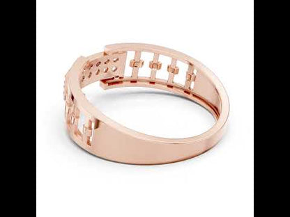 14K Rose Gold Round Lab-Grown Diamond Wedding Ring for Women | Pure Carat