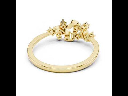 14K Yellow Gold Round Lab-Grown Diamond Solitaire Bridal Ring for Women | Pure Carat