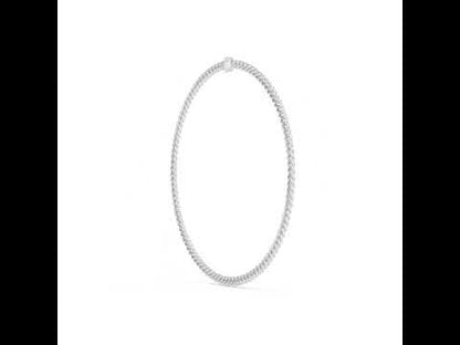 14k Yellow Gold Round Lab-Grown Diamond Office Wear Necklace for Women | Pure Carat