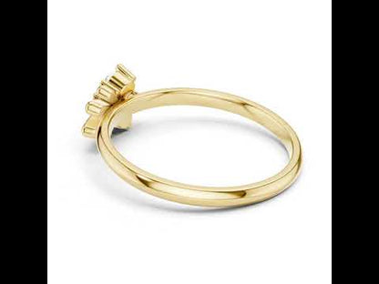 18K White Gold Round Lab-Grown Diamond Stud Ring for Women | Party Wear | Pure Carat