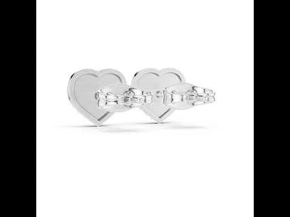 14K Yellow Gold Round Lab-Grown Diamond Everyday Wear Earrings for Women | Pure Carat