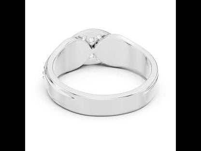 14K Rose Gold Oval & Round Lab-Grown Diamond Stud Ring for Women | Wedding Jewellery | Pure Carat