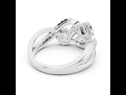 18K Yellow Gold Round Lab-Grown Diamond Engagement Ring for Women | Pure Carat