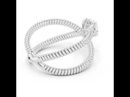 18K Yellow Gold Round Lab-Grown Diamond Everyday Wear Ring for Women | Pure Carat