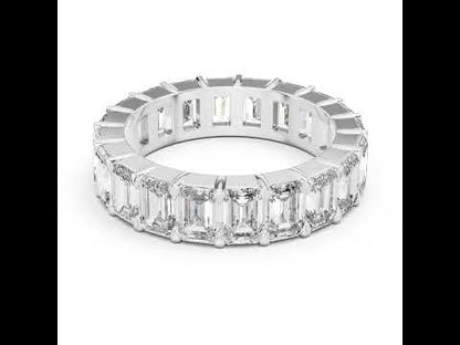 Emerald Lab-Grown Diamond Stud Ring in Yellow Gold – Pure Carat