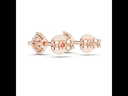 18K Yellow Gold Cushion Square Lab-Grown Diamond Stud Earrings for Women | Anniversary Gift | Pure Carat