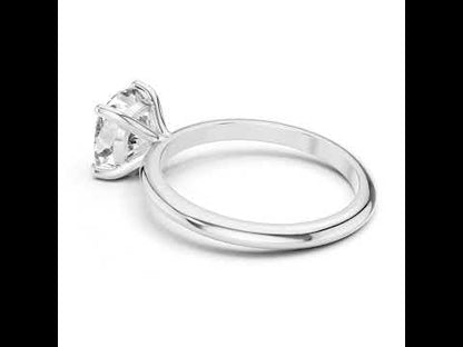 18K Rose Gold Cushion Square Lab-Grown Diamond Engagement Ring for Women | Pure Carat