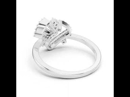 18K Yellow Gold Round Lab-Grown Diamond Ring for Women | Everyday Wear | Pure Carat