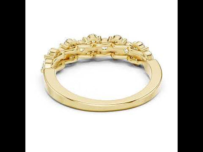18K Rose Gold Round Lab-Grown Diamond Drop Ring for Women | Anniversary Gift | Pure Carat