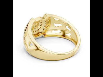18K Yellow Gold Round Lab-Grown Diamond Wedding Ring for Women | Pure Carat