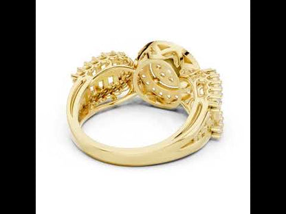 18K White Gold Round Lab-Grown Diamond Wedding Ring for Women | Pure Carat