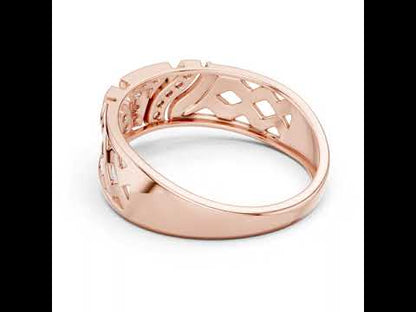 14K White Gold Round Lab-Grown Diamond Everyday Wear Drop Ring for Women | Pure Carat