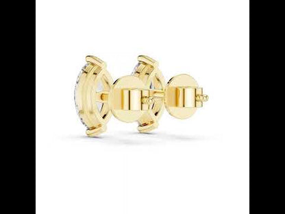 14K Yellow Gold Women’s Marquise Lab-Grown Diamond Earrings | Pure Carat