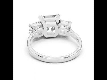 14K Yellow Gold Radiant & Emerald Lab-Grown Diamond Ring for Women | Everyday Wear | Pure Carat