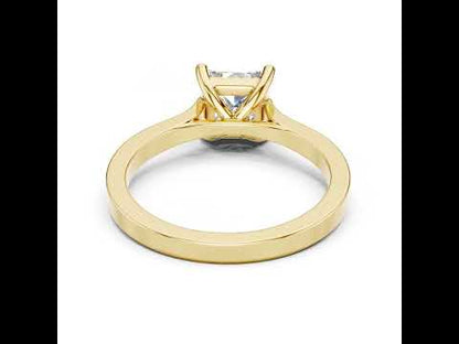14K Yellow Gold Princess Lab-Grown Diamond Engagement Ring for Women | Pure Carat