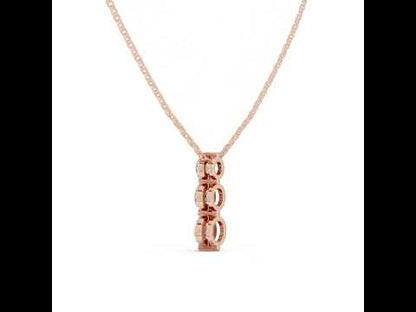 14K White Gold Round Lab-Grown Diamond Pendant for Women | Party Wear | Pure Carat