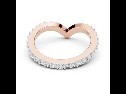 14K Rose Gold Round Lab-Grown Diamond Ring for Women | Office Wear | Pure Carat