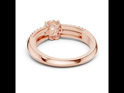 14K Yellow Gold Round Lab-Grown Diamond Engagement Ring for Women | Pure Carat