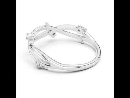 18K Yellow Gold Round Lab-Grown Diamond Stud Ring for Women | Wedding Wear | Pure Carat