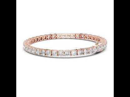 14k Yellow Gold Heart/Emerald/Oval/Pear Lab-Grown Diamond Party Wear Bracelet | Pure Carat