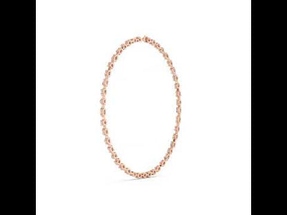 18k Yellow Gold Heart/Oval/Marquise/Emerald Lab-Grown Diamond Wedding Necklace | Pure Carat