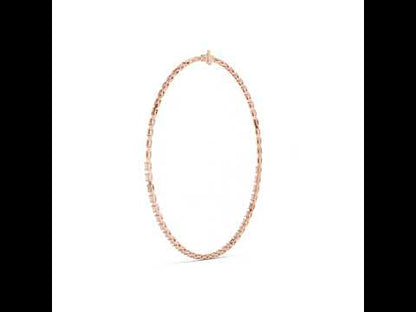 14k Yellow Gold Emerald Lab-Grown Diamond Engagement Necklace for Women | Pure Carat