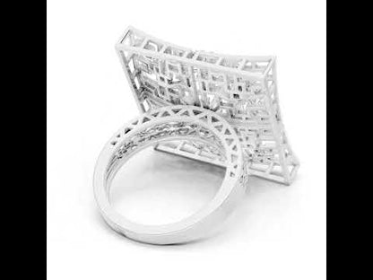 14K White Gold Round Lab-Grown Diamond Engagement Ring for Women | Pure Carat