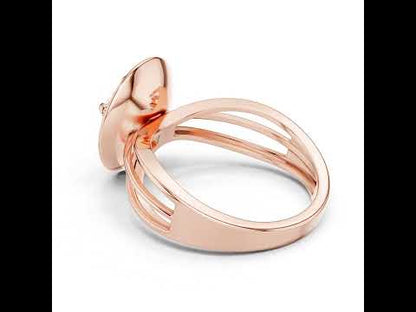 14K Yellow Gold Round Lab-Grown Diamond Engagement Ring – Pure Carat
