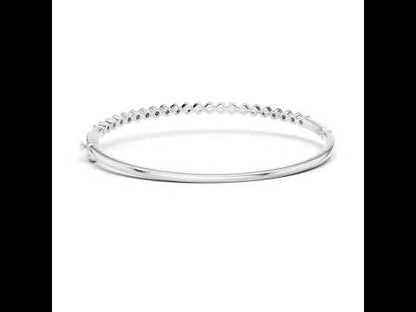Pure Carat 18K Yellow Gold Round Cut Lab-Grown Diamond Bracelet – Women’s Party Wear