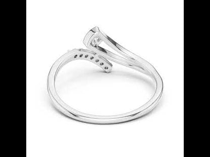 14K Yellow Gold Round Lab-Grown Diamond Ring for Women | Office Wear | Pure Carat