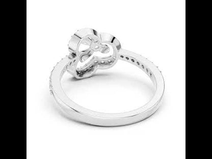14K Rose Gold Round Lab-Grown Diamond Ring for Women | Everyday Wear | Pure Carat