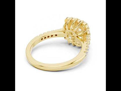 18K Rose Gold Round Lab-Grown Diamond Wedding Ring for Women | Pure Carat