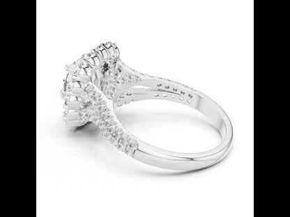 Women’s Wedding Round Lab-Grown Diamond Ring in 14K Yellow Gold - Pure Carat
