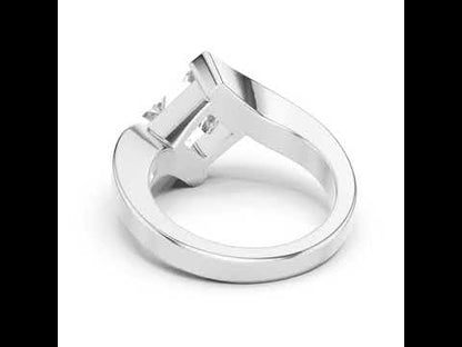 14K Rose Gold Princess Lab-Grown Diamond Everyday Wear Ring for Women | Pure Carat