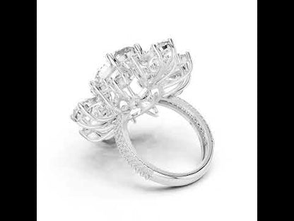 18K Rose Gold Round, Marquise, Pear & Oval Lab-Grown Diamond Everyday Wear Ring for Women | Pure Carat