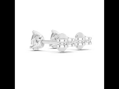 18K Yellow Gold Pear Lab-Grown Diamond Earrings for Women | Everyday Wear | Pure Carat