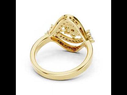 18K Rose Gold Round Lab-Grown Diamond Engagement Ring for Women | Pure Carat