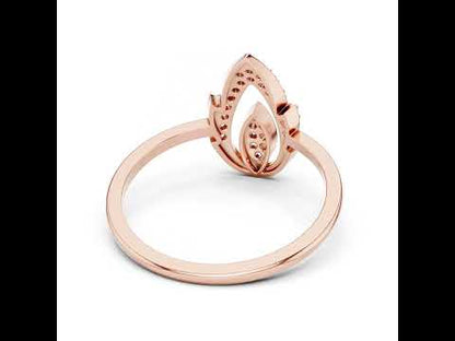 18K Yellow Gold Round Lab-Grown Diamond Engagement Ring for Women | Pure Carat