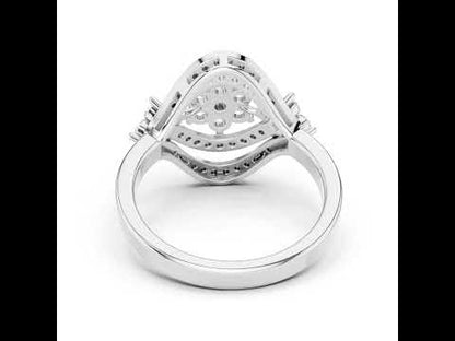 18K Rose Gold Round Lab-Grown Diamond Engagement Ring for Women | Pure Carat