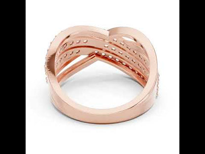 18K Rose Gold Round Lab-Grown Diamond Engagement Ring for Women | Pure Carat