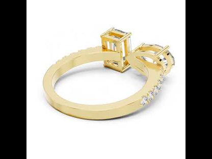 18K Yellow Gold Multi-Shape Lab-Grown Diamond Solitaire Ring – Pure Carat