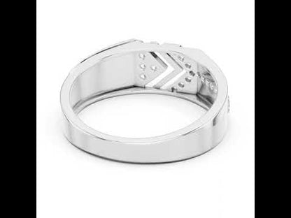 18K White Gold Round Lab-Grown Diamond Solitaire Ring for Office Wear | Pure Carat