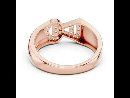 14K White Gold Round Lab-Grown Diamond Bridal Ring for Women | Pure Carat