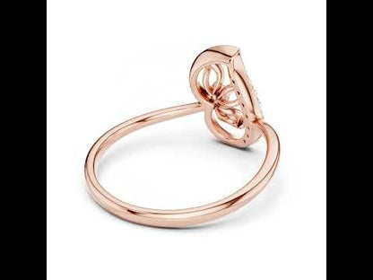 18K Yellow Gold Round Lab-Grown Diamond Ring for Women | Bridal Wear | Pure Carat