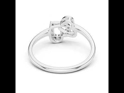 18K White Gold Round Lab-Grown Diamond Ring for Women | Office Wear | Pure Carat